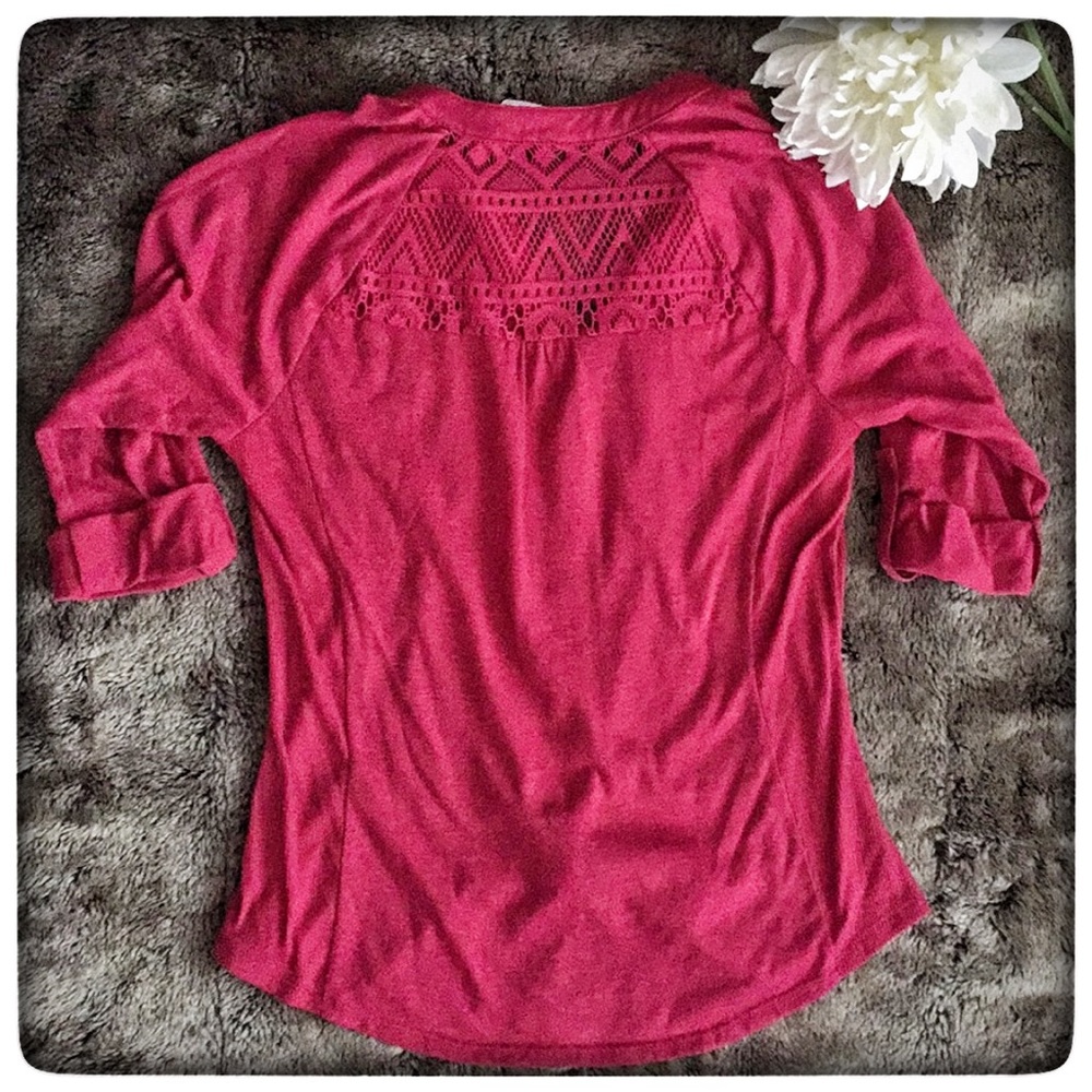 Aztec design pink blouse